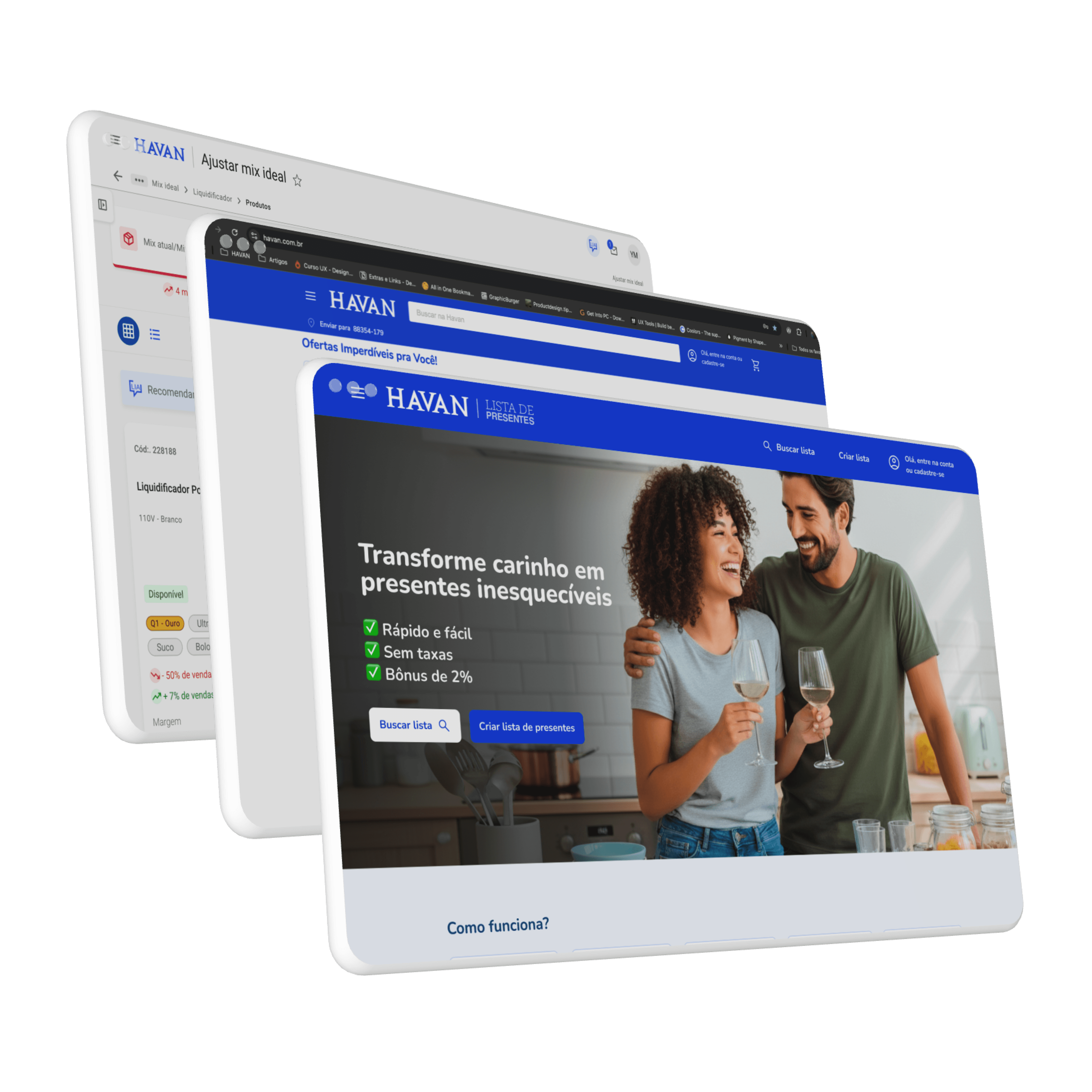 MacBook with header application