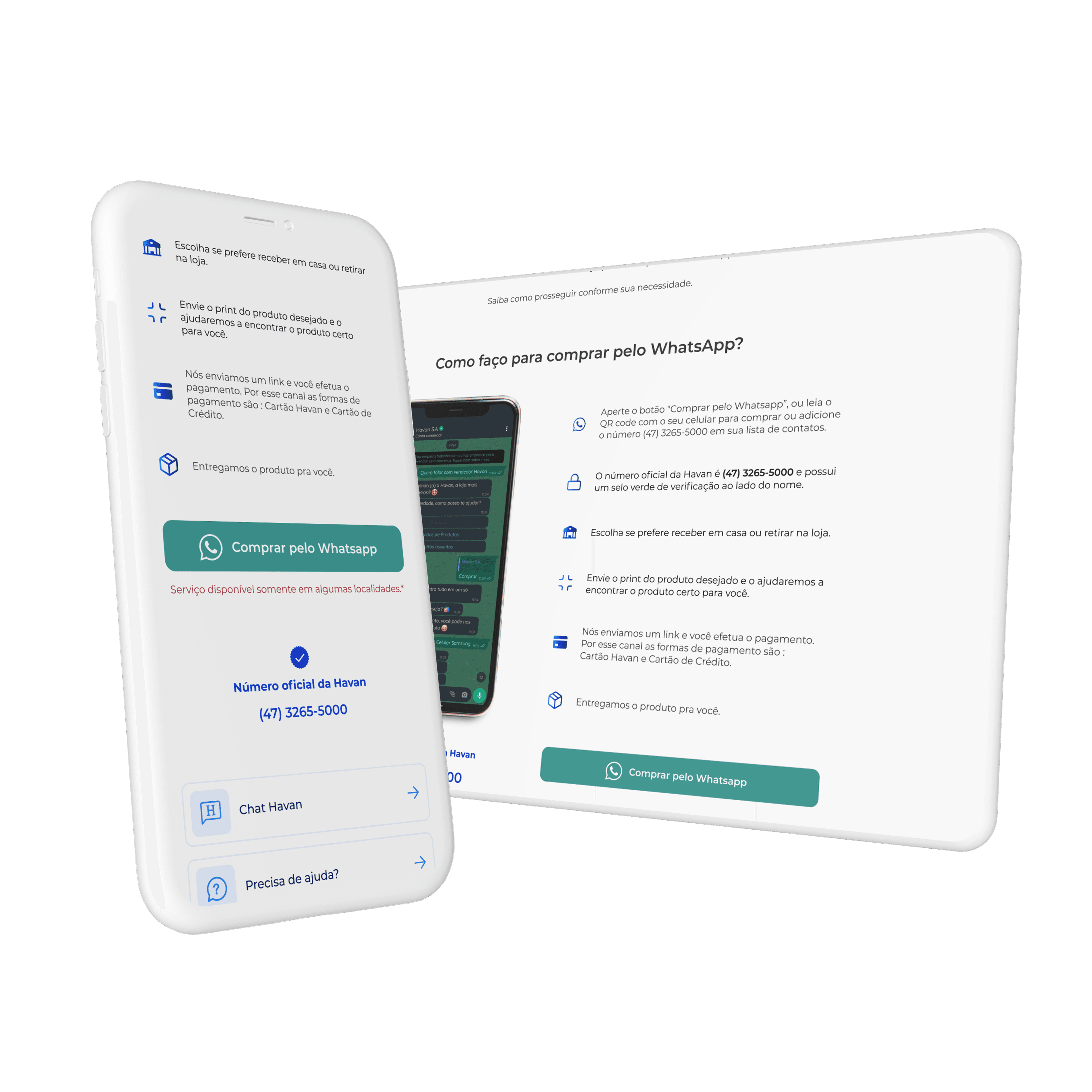 WhatsApp button UX flow
